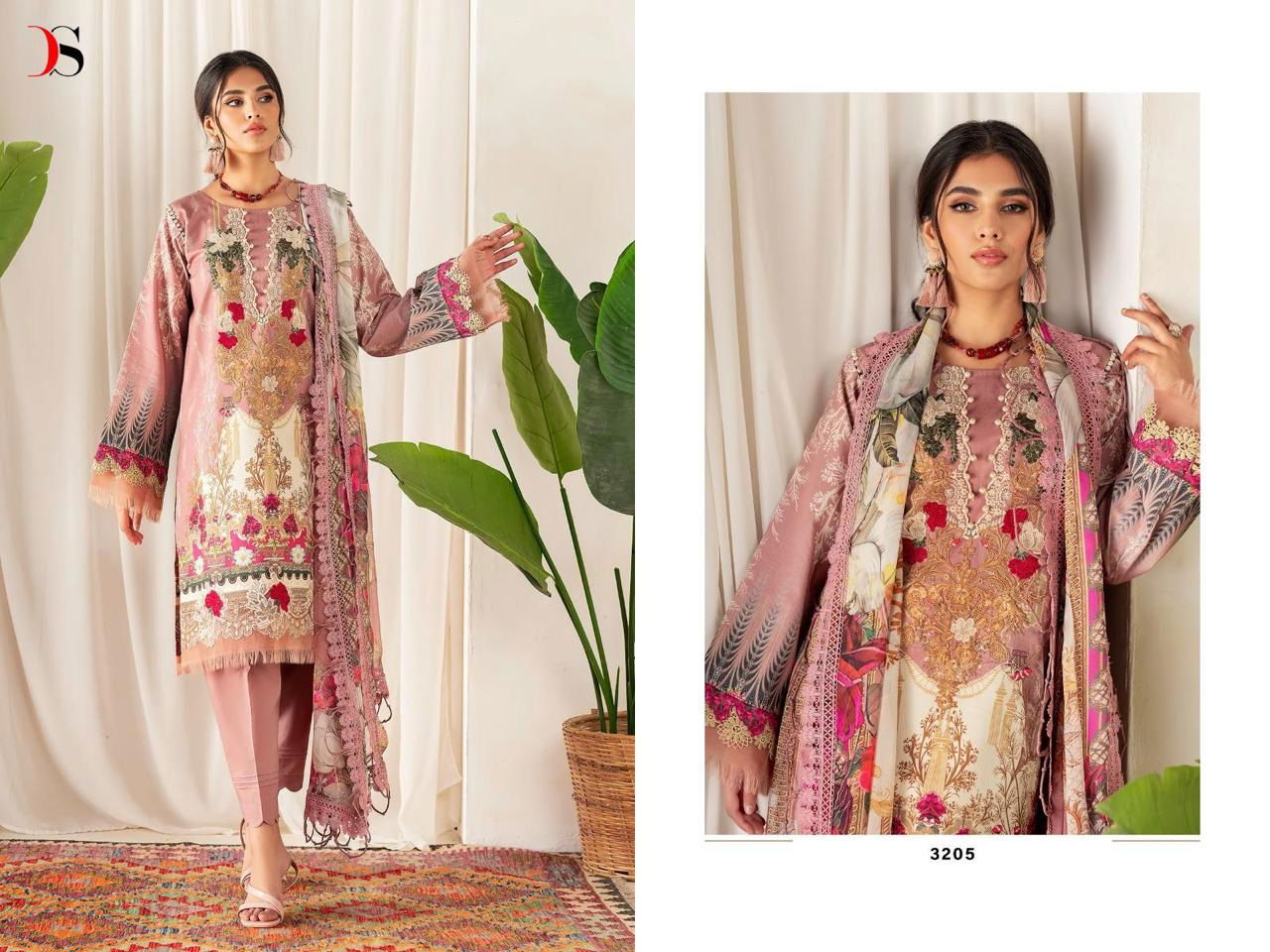 Deepsy Firdous Ayzal Cotton Pakistani Suits Catalog
